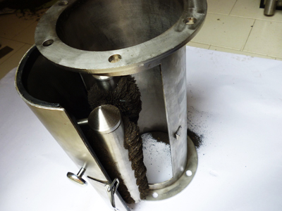 Trampa magnética cilindrica tipo bala